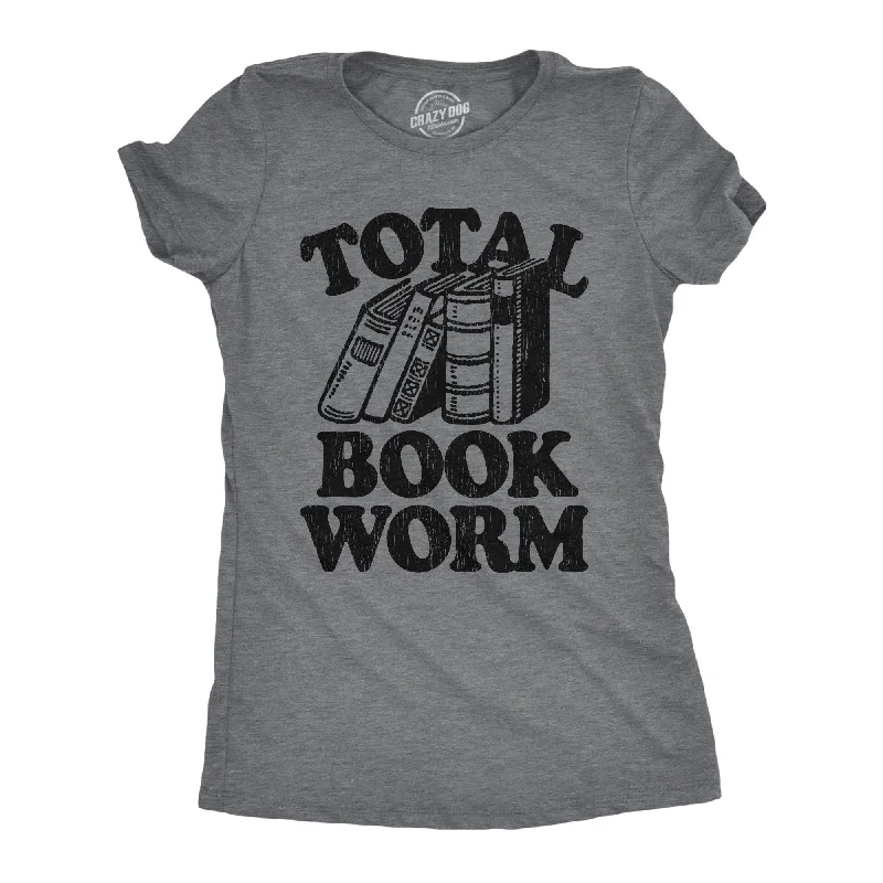 geometric T-shirt-Total Book Worm Women's T Shirt