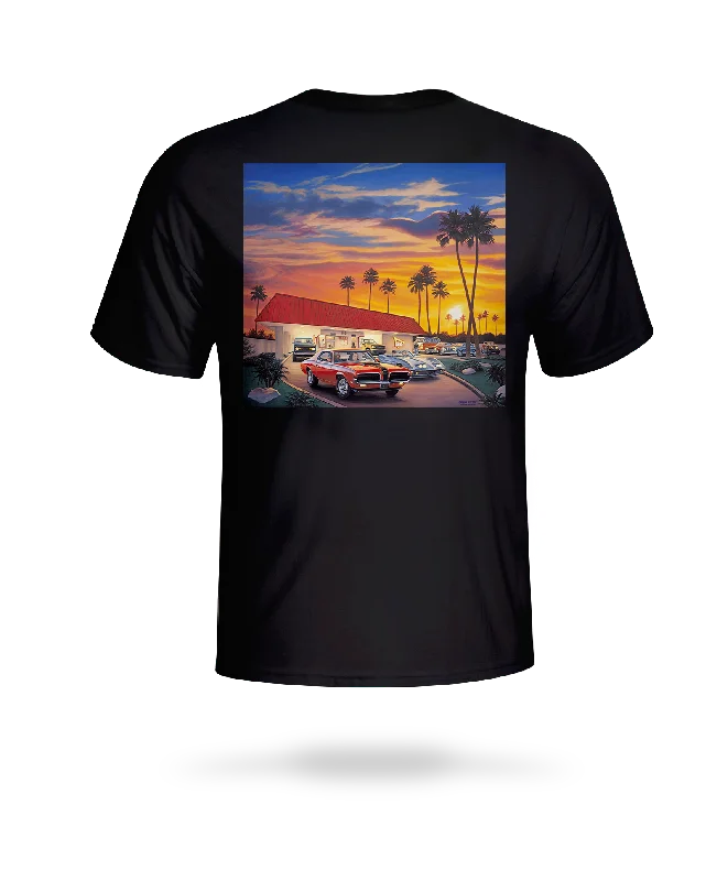 tie-dye T-shirt-2022 In-N-Out Golden Hour Black