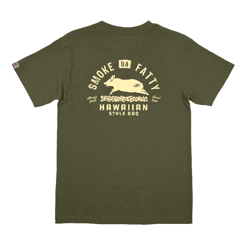 luxury graphic T-shirt-BBQ TEE