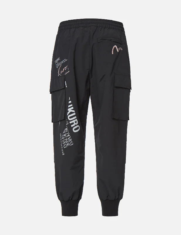 Long-length pants-Logo Embroidery Cargo Pants