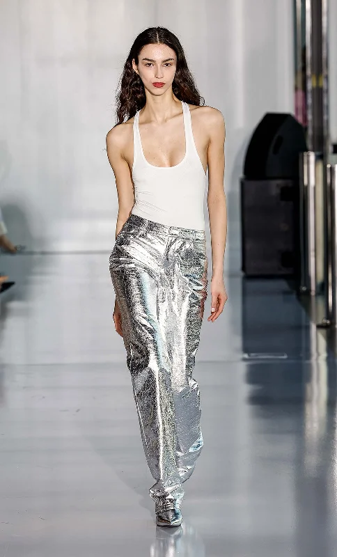 Printed pants-XANTHIA PANT - SILVER