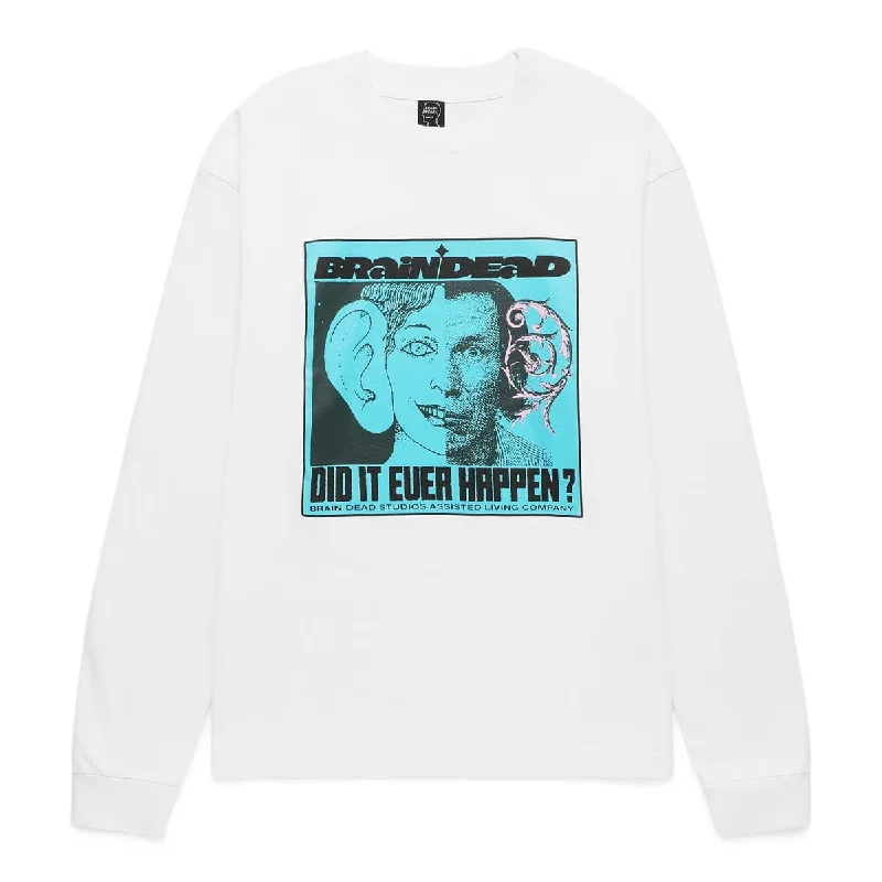 cartoon T-shirt-DID IT EVER HAPPEN LONG SLEEVE