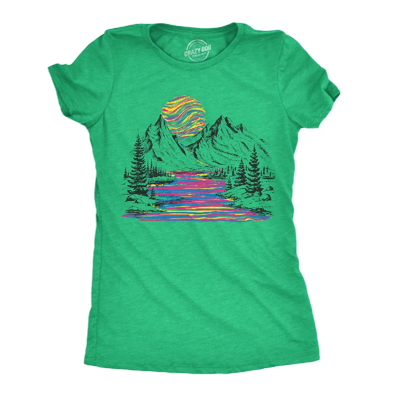 cool T-shirt-Rainbow River Women's T Shirt