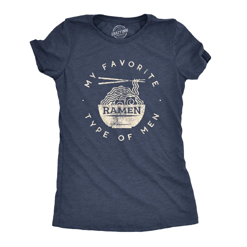 funny animal T-shirt-My Favorite Type Of Ramen Is Men Women's T Shirt