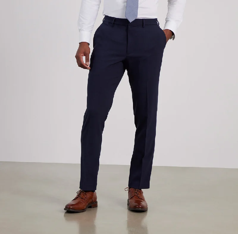 Straight-leg pants-Presidio Dress Pants Regular Fit - True Navy