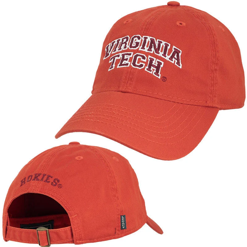 Worksite hats-Virginia Tech Hat: Orange by Legacy