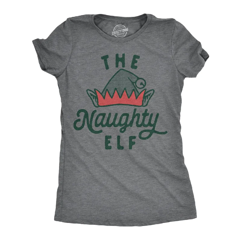 hipster T-shirt-The Naughty Elf Women's T Shirt