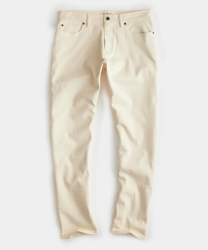 Color-block pants-Slim Fit 5-Pocket Chino in Canvas