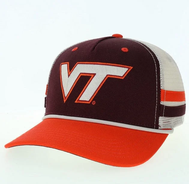 UV protection hats-Virginia Tech Side Bar Pro Trucker Hat by Legacy