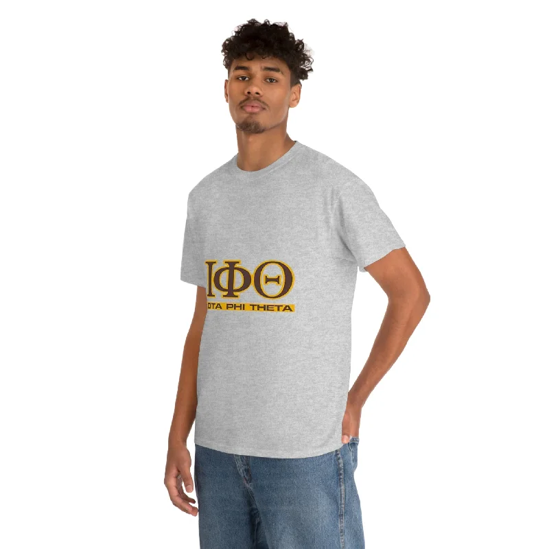 plain T-shirt-Iota Phi Theta Cotton Tee