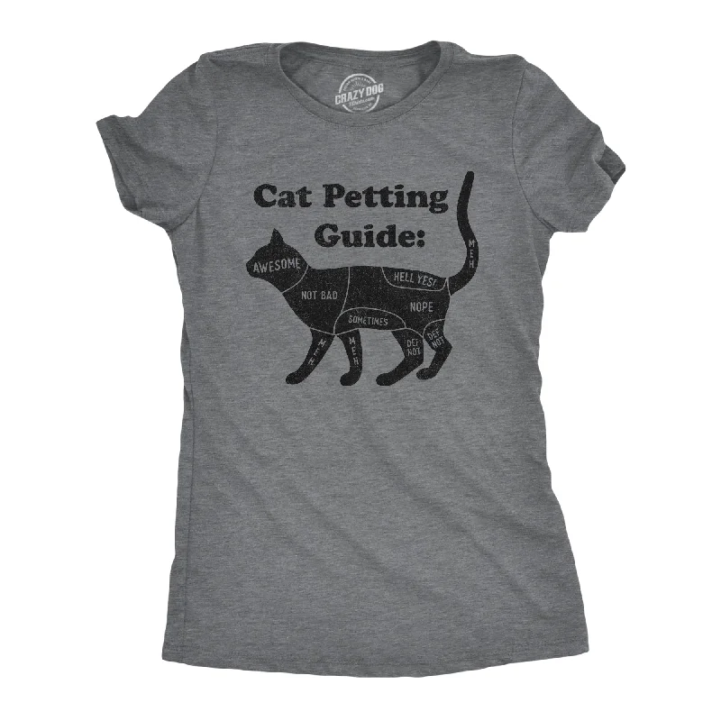 workout T-shirt-Cat Petting Guide Women's T Shirt