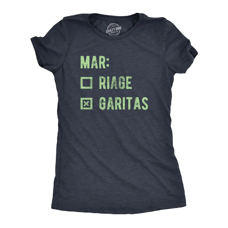 premium T-shirt-Marriage Margaritas Women's T Shirt