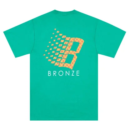 men’s T-shirt-Bronze 56k - Polka Dot Tee - Kelly Green