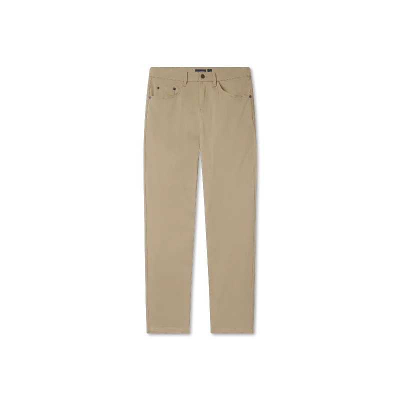 Cotton pants-Cahaba Comfort Stretch Twill Pant - Khaki