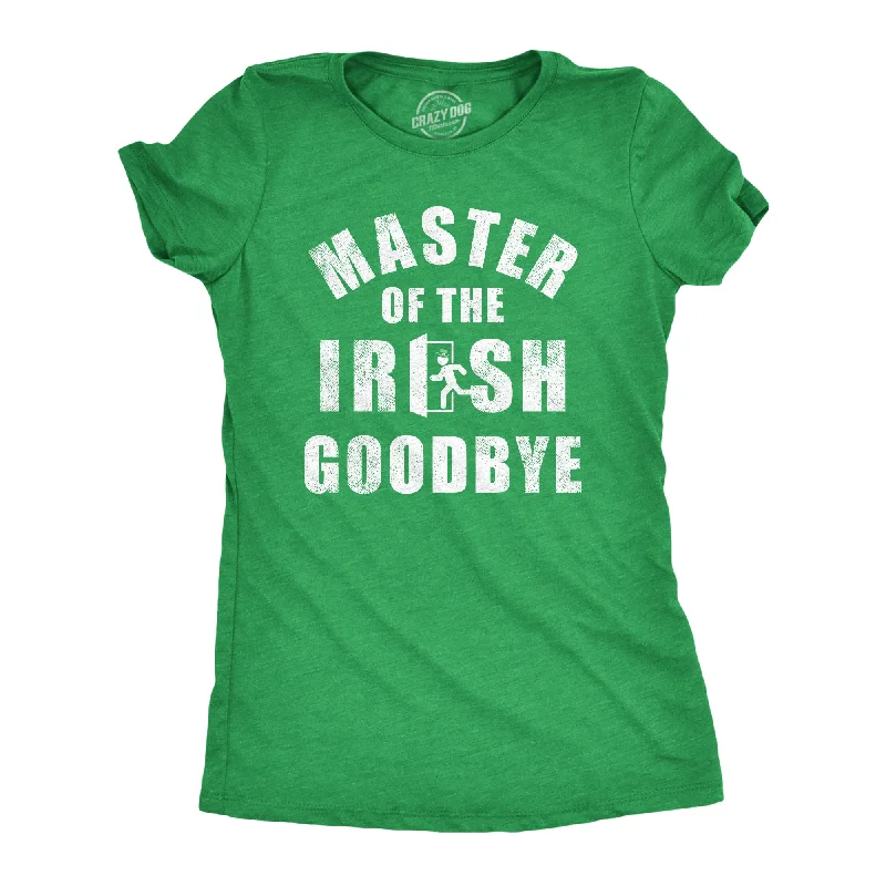 graphic design T-shirt-Master Of The Irish Goodbye Women's T Shirt