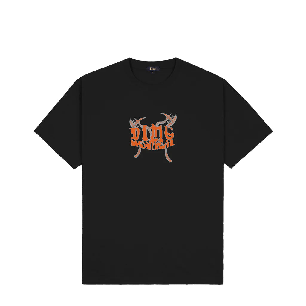 crew neck T-shirt-Dime - Axe T-Shirt - Black