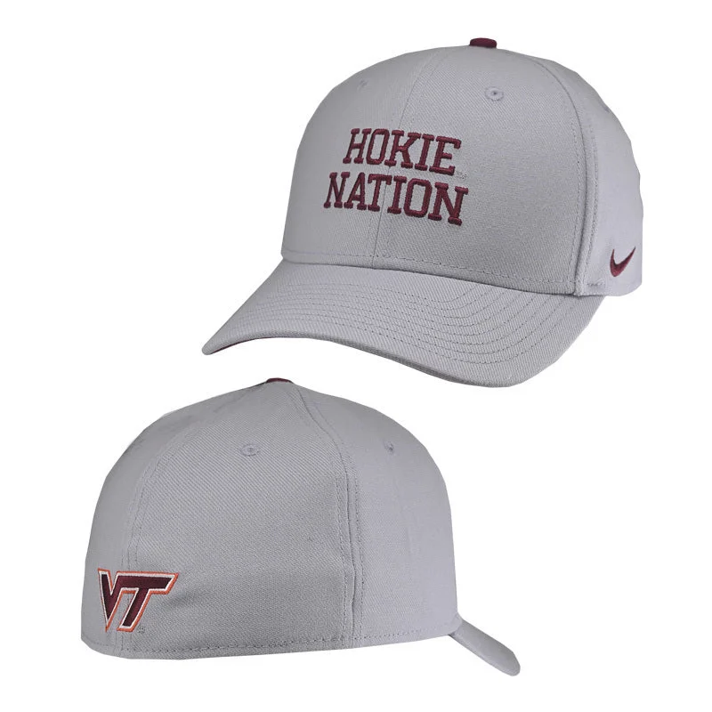 Hat sales-Virginia Tech Hokie Nation Stretch Flex Hat by Nike