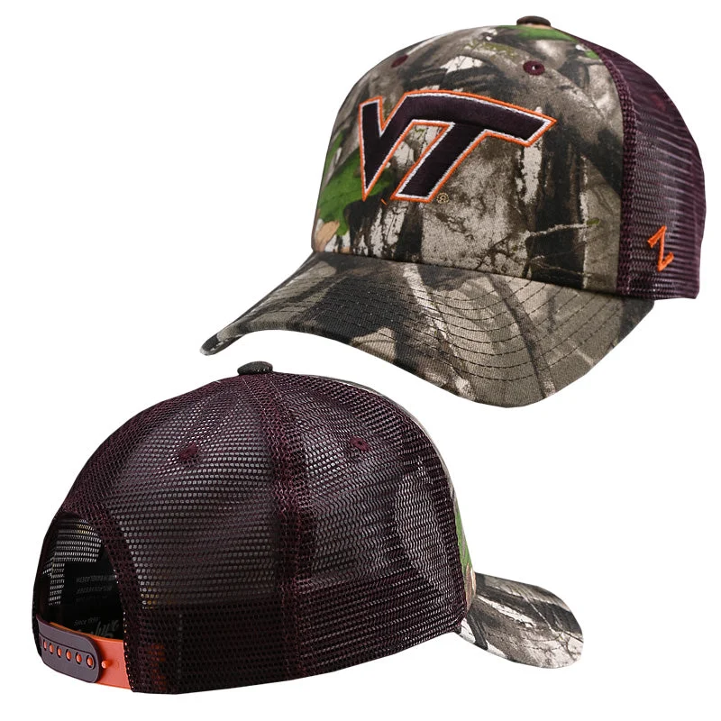 Stylish sun hats-Virginia Tech  Recon Mesh Hat by Zephyr