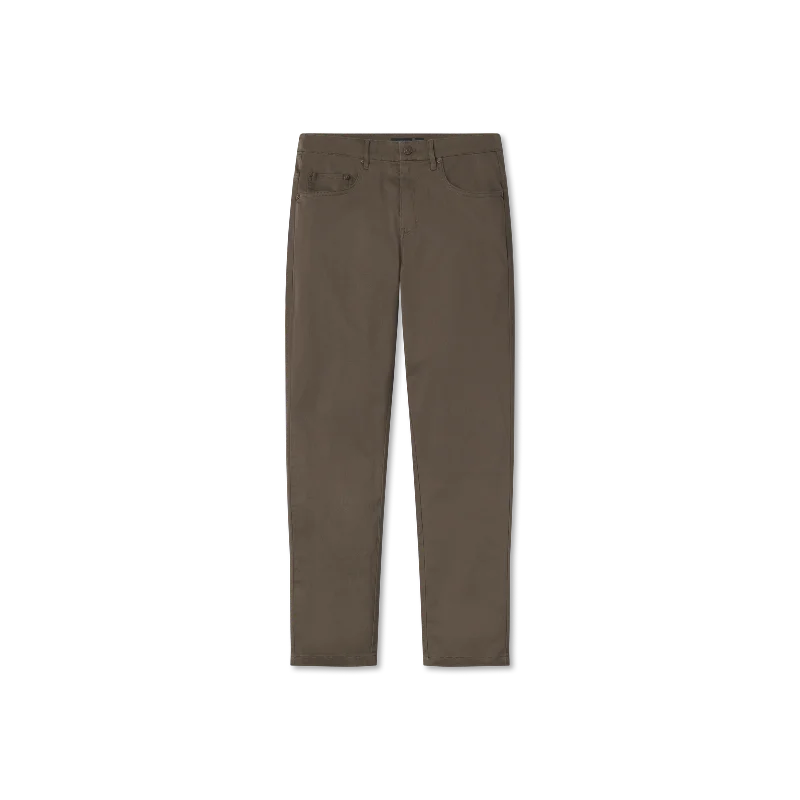 Slim casual pants-Cahaba Comfort Stretch Twill Pant - Stone Brown