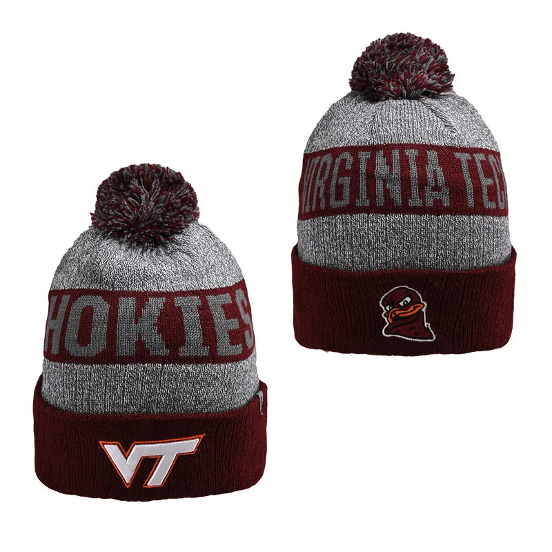 Sports hats-Virginia Tech Below Zero Beanie by Top of the World