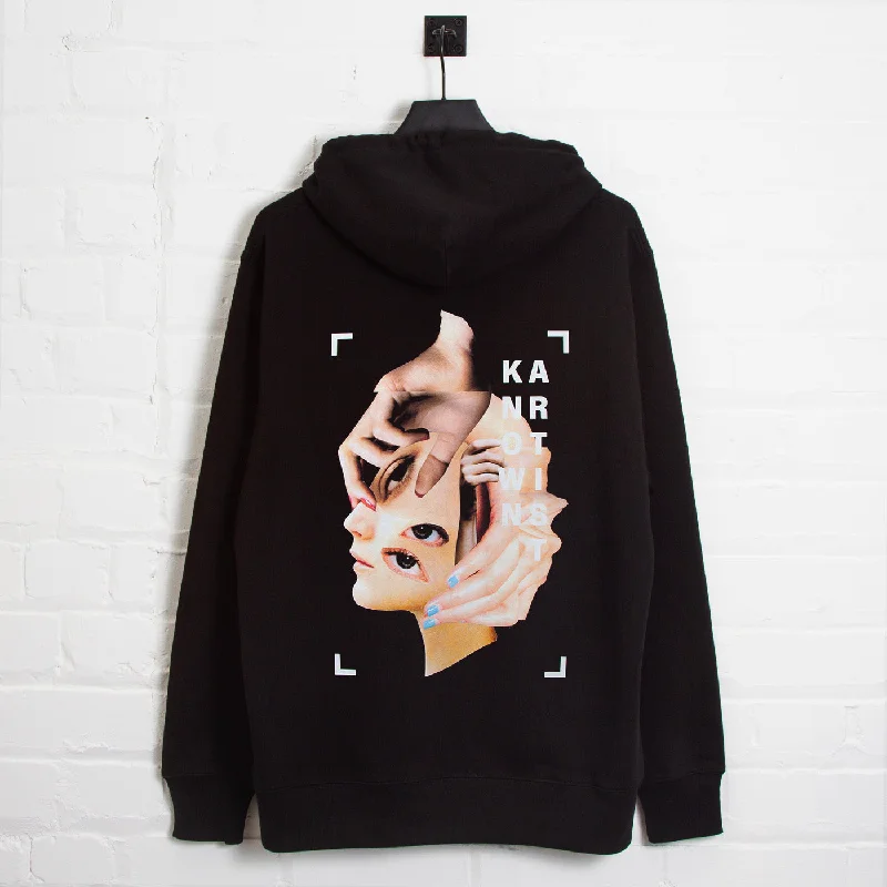 Sweat-wicking hoodie-Known Artist 001 - Pullover Hood - Black