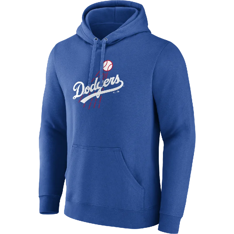 Lightweight hoodie-Men's Dodgers Evergreen Cooperstown Logo Hoodie