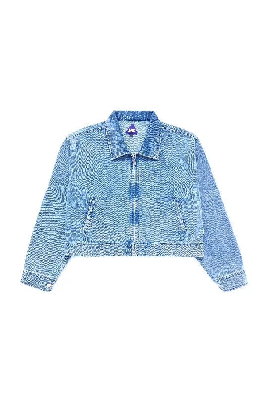 Winter down jacket-Classic Denim Worker Jacket