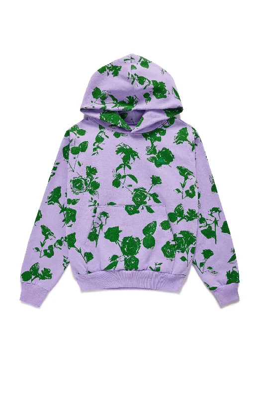 Lightweight hoodie-Floral Scan Hoodie