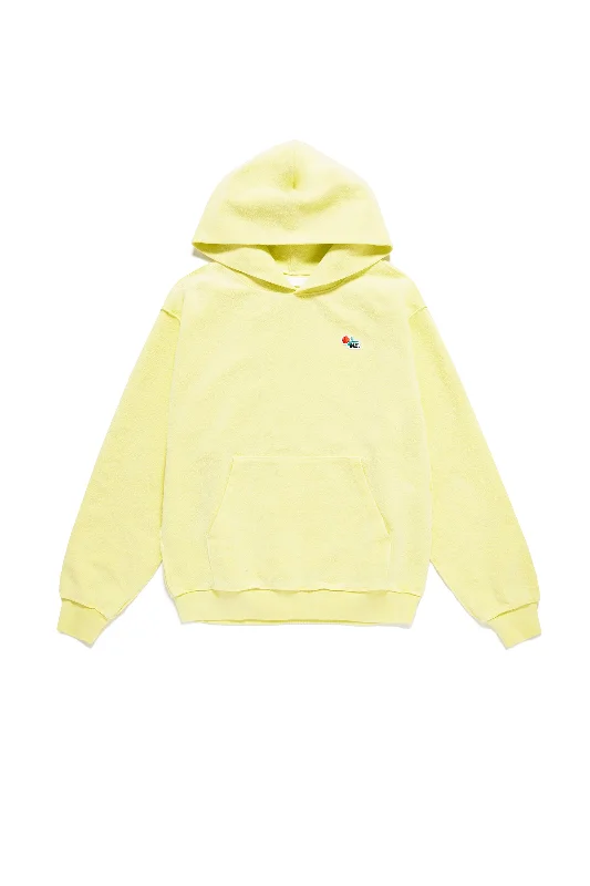 Celebrity hoodie-ME. Reverse Brushed Hoodie - Lemon Zest