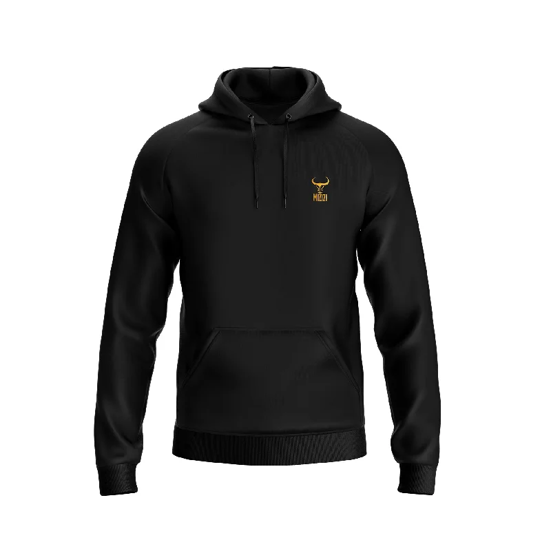 Soft fabric hoodie-Pullover Hoodie [Black]