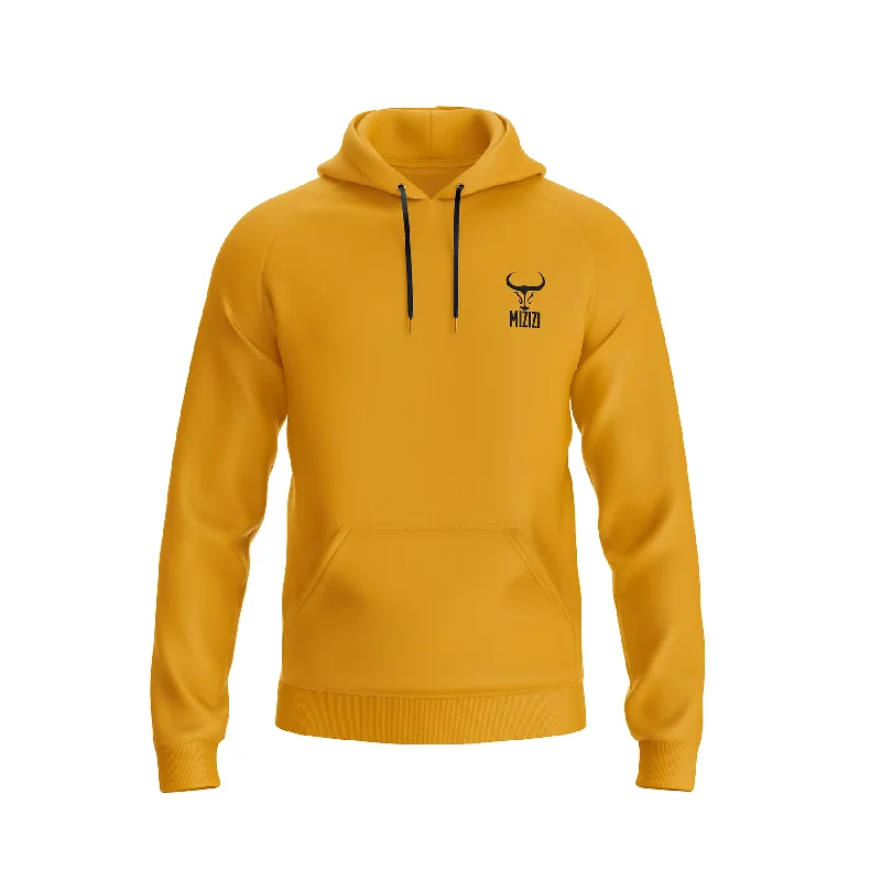 Colorblock hoodie-Pullover Hoodie [Gold]