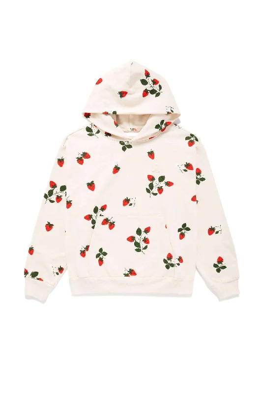 Heavy hoodie-Strawberry Fields Hoodie - Buttercream