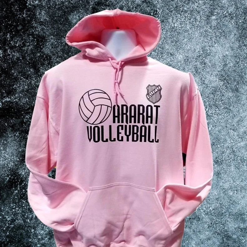 Heavyweight hoodie-PINK ARARAT VOLLEYBALL HOODIE